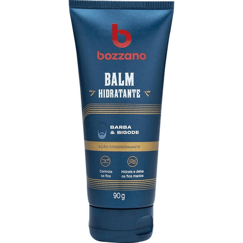 Balm Barba e Bigode Hidratante Bozzano Bisnaga 90g