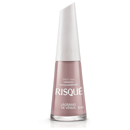 Esmalte Risqué Nude Cremoso Lágrimas de Vênus 8ml