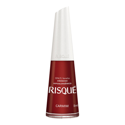 Esmalte Risqué Vermelho Cremoso Carmim 8ml