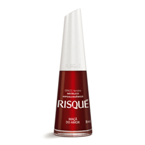 Esmalte Risqué Vermelhos Metálicos Maçã do Amor 8ml