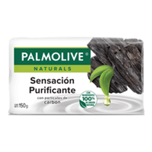 Sabonete em Barra Frescor Purificante com Partículas de Carvão Palmolive Naturals Envoltório 150g Tamanho Familiar