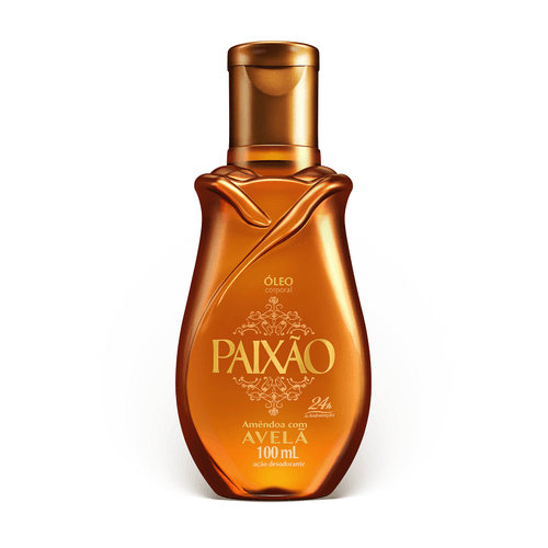 Óleo Corporal de Amêndoas com Avelã Paixão ação desodorante 100ml