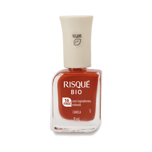 Esmalte Risqué Bio Vermelho Cremoso Canela 9ml