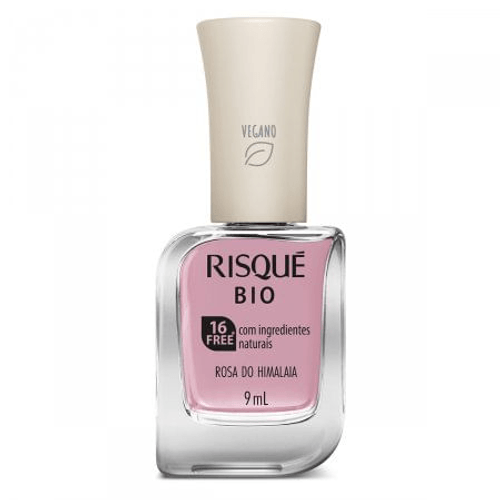 Esmalte Risqué Bio Rosa Cremoso Rosa do Himalaia 9ml