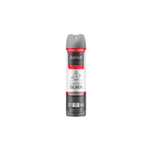 Antitranspirante Aerossol Antibacteriano Shiny Silver com Íons de Prata 48h Above Men Elements 150ml Spray