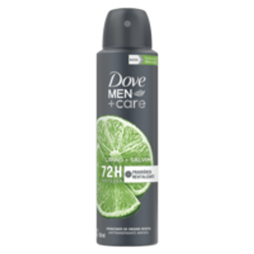Antitranspirante Aerossol Limão e Sálvia 72h Proteção Dove Men+Care 150ml Spray