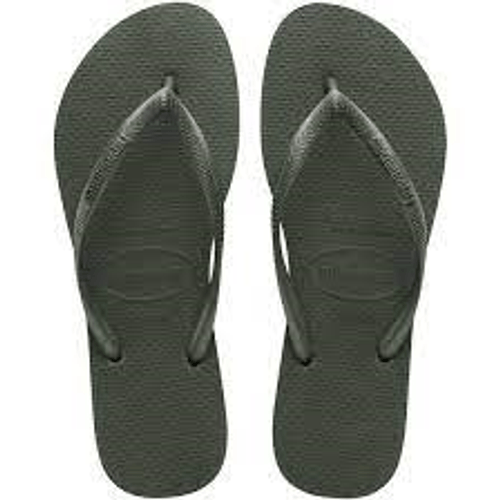 Chinelo Verde Olive Slim Havaianas n° 25/26