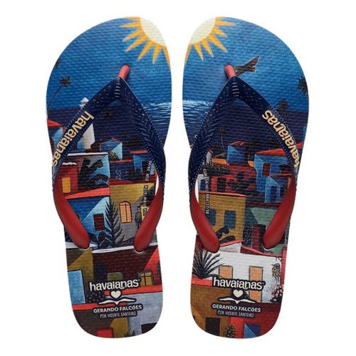 Sand Havaianas Gerand Falcoes 1pr Azul Estrela/Bra