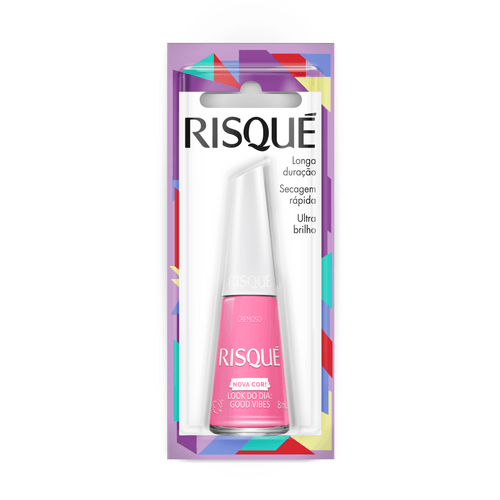 Esmalte Cremoso Ultrabrilho Look do Dia: Good Vibes Risqué Blister 8ml