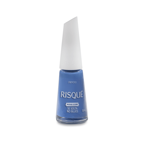 Esmalte Risqué Se Solta no Blues Cremoso 8ml