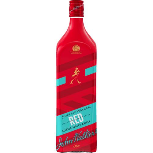 Whisky Escocês Blended Red Label Johnnie Walker Garrafa 1l Edição Limitada