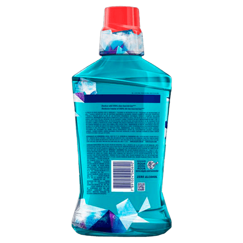 Enxaguante Bucal Zero Álcool Cold Mint Colgate Plax Ice Fusion Frasco Leve 500ml Pague 350ml