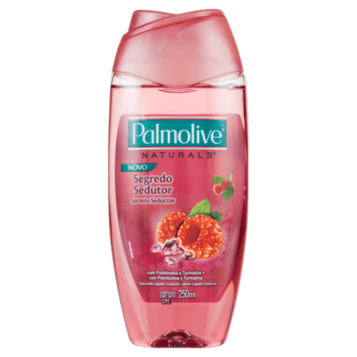 Sabonete Líquido Segredo Sedutor com Framboesa e Turmalina Palmolive Naturals Frasco 250ml