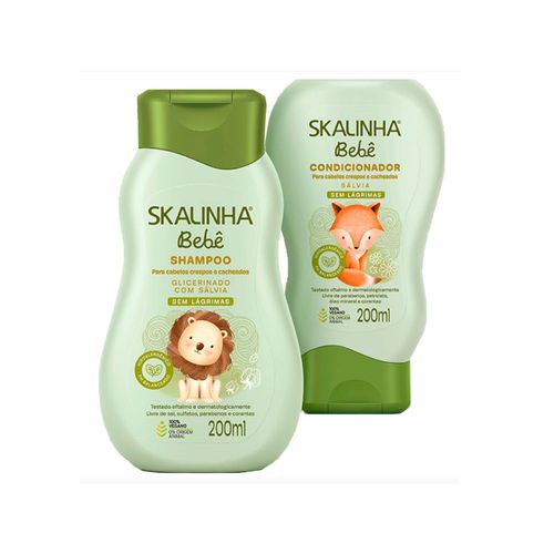 KIT SKALINHA BEBE SH+CO 200ML SALVIA