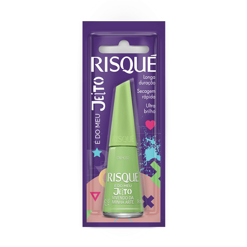 Esmalte Cremoso Vivendo da Minha Arte Risqué É do Meu Jeito Blister 8ml