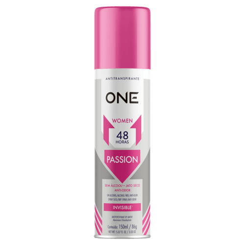 Antitranspirante Jato Seco Invisible Passion 48 Horas One Women 150ml Spray