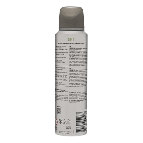 Antitranspirante Aerossol 6 in 1 72h Adidas 150ml Spray
