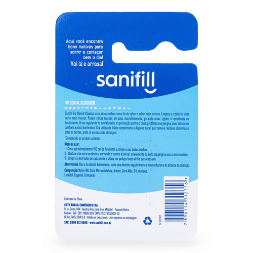 FIO DENTAL SANIFILL CLAS
