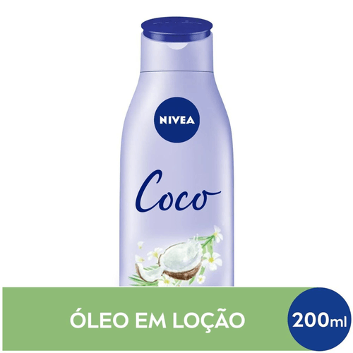 NIVEA Loção Hidratante Óleos Essenciais Coco & Óleo Monoi 200ml