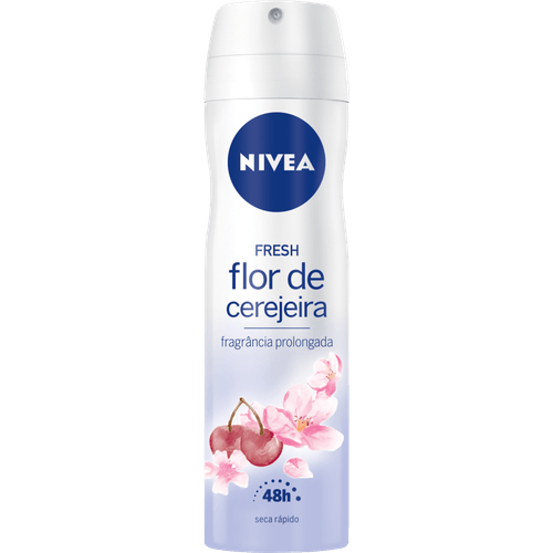 Desodorante Aerossol Flor de Cerejeira 48h Nivea Fresh 150ml Spray