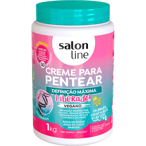 Creme Para Pentear Definição Máxima Salon Line 1kg