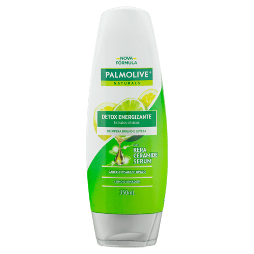 Condicionador Extratos Cítricos e Kera Ceramide Serum Palmolive Naturals Detox Energizante Frasco 350ml