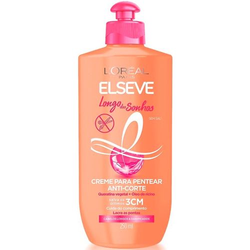 Creme Para Pentear Loréal Paris Elseve Longo Dos Sonhos Frasco 250ml
