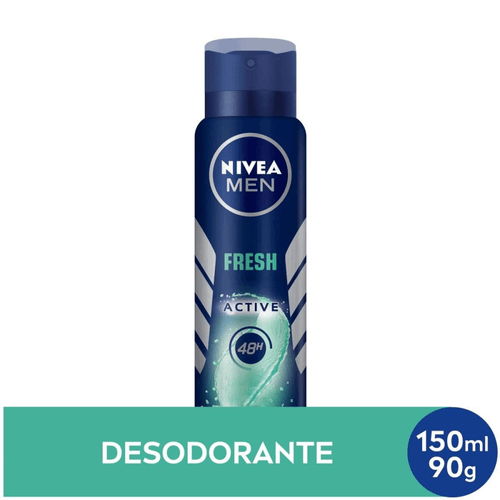 Antitranspirante Aerossol 48h Nivea Men Active Dry Fresh 150ml Spray