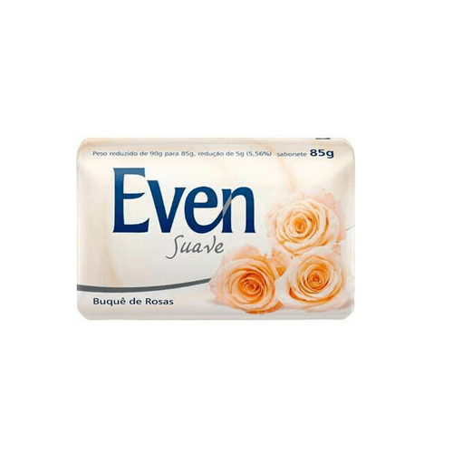 Sabonete Barra Buquê de Rosas Even Envoltório 85g