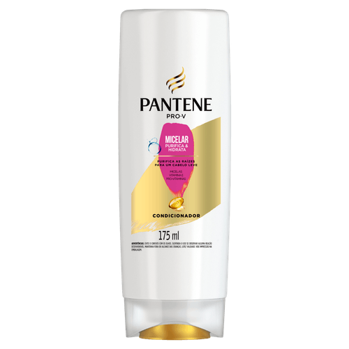 Condicionador Micelas, Vitamina E e Pro-Vitaminas Pantene Pro-V Micelar Purifica & Hidrata Frasco 175ml