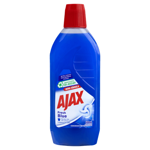 Limpador de Uso Geral Limpeza Pesada Fresh Blue Ajax Frasco 500ml