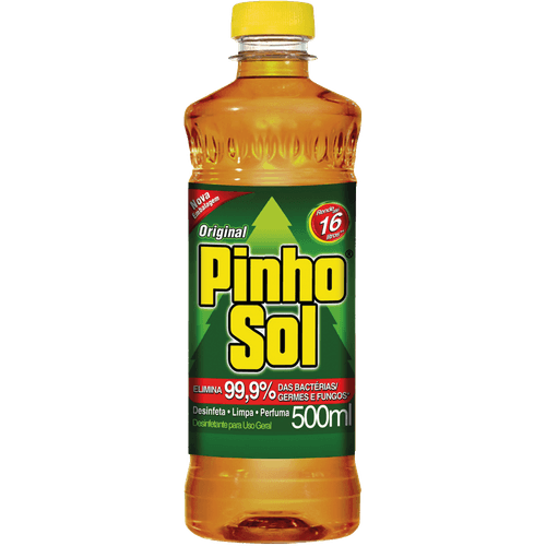 Desinfetante para Uso Geral Original Pinho Sol Frasco 500ml