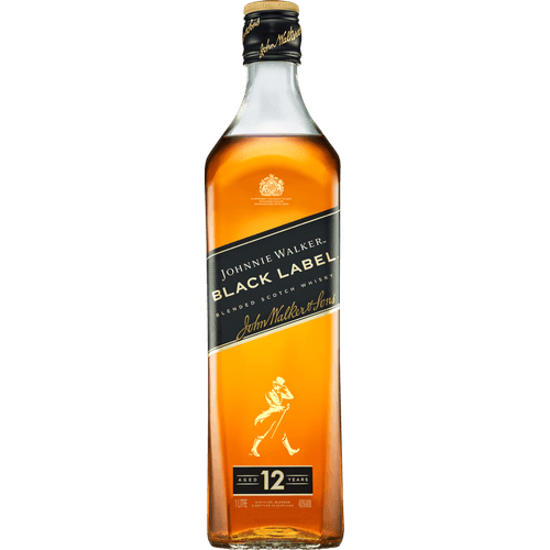 Whisky Escocês Johnnie Walker Black Label 12 Anos Garrafa 1 L