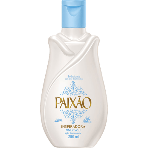 Óleo Corporal de Amêndoas Paixão Inspiradora ação desodorante 200ml