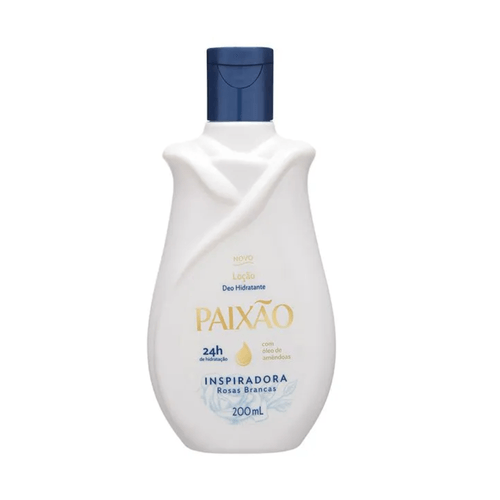 Hidratante Paixão Inspiradora com Óleo de Amêndoas ação desodorante 200ml