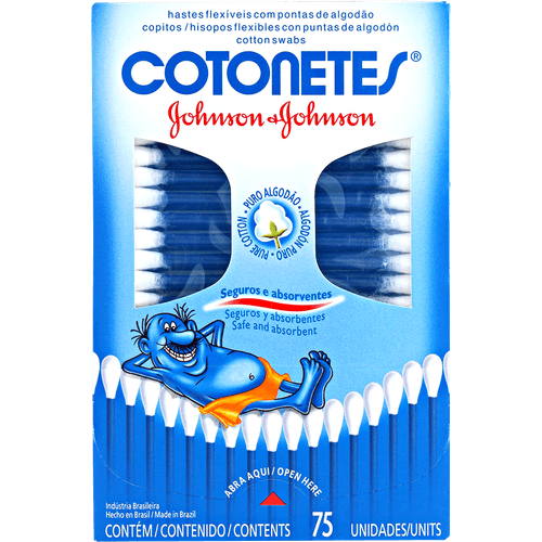 Hastes Flexíveis COTONETES 75 Unidades