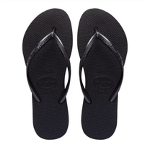 Sandália Havaianas Slim Preto Nº 39 / 40 Par