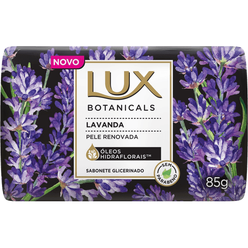 Sabonete em Barra de Glicerina Lavanda Lux Botanicals Envoltório 85g
