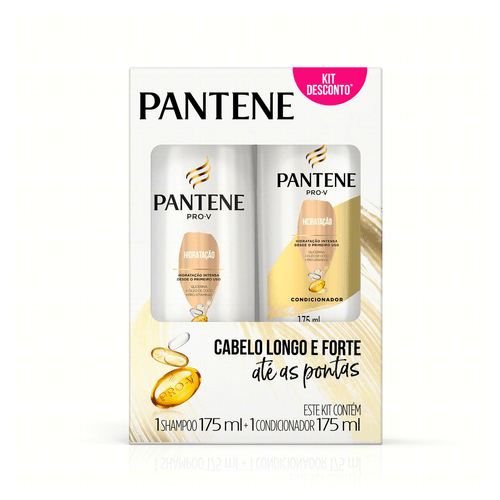 Kit Shampoo + Condicionador Pantene Pro-V Hidratação 175ml Cada