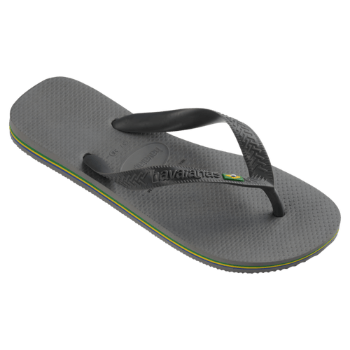 Chinelo Cinza Aço Brasil Havaianas n° 43/44