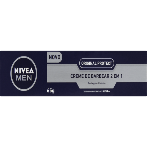 NIVEA MEN Creme de Barbear Original Protect 2 em 1 65g