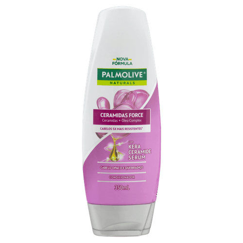 Condicionador Óleo Complex com Kera Ceramide Serum Palmolive Naturals Ceramidas Force Frasco 350ml