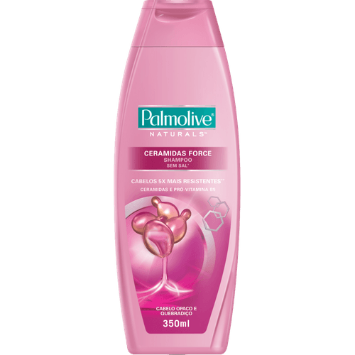 Shampoo Ceramidas + Óleo Complex com Kera Ceramide Serum Palmolive Naturals Ceramidas Force Frasco 350ml