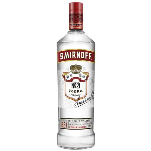 Vodka Destilada Recipe Nº21 Smirnoff Garrafa 998ml