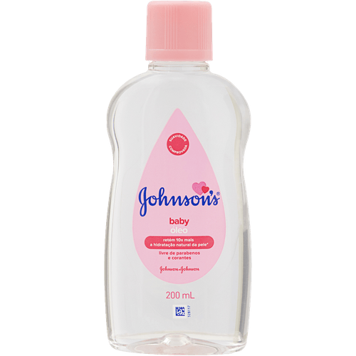 Óleo para Bebê Johnson's Baby Frasco 200ml