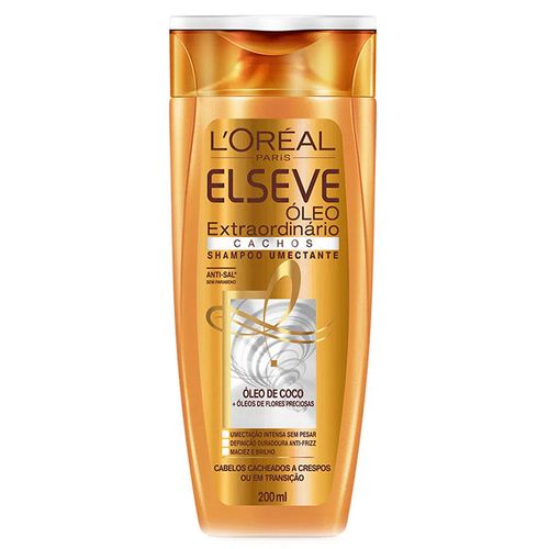 Shampoo Elseve Óleo Extraordinário Cachos 200ml