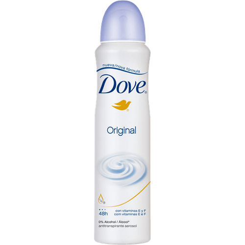 Antitranspirante Aerossol Sensitive sem Perfume 72h Dove 150ml Spray