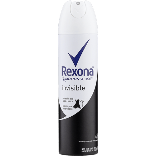 Antitranspirante Aerossol Invisible 72h Rexona 150ml Spray