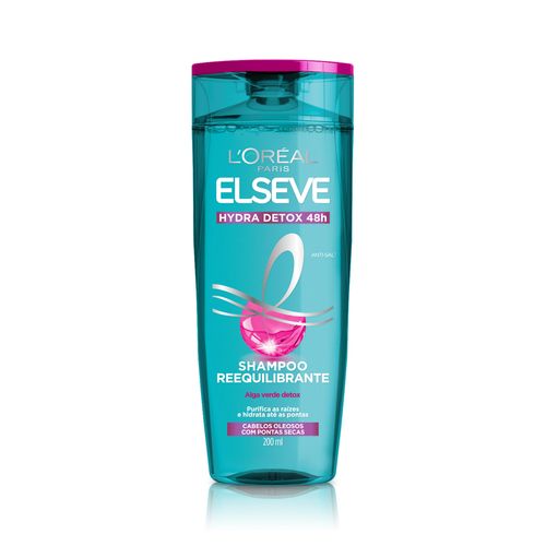 Shampoo Elseve Hydra Detox Reequilibrante 200 ml