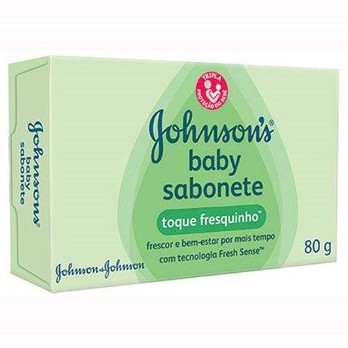 Sabonete Infantil Johnson Baby Toque Fresquinho 80 g